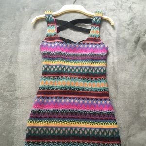 Reverse- Mini Multi Color Dress